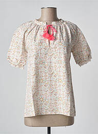 Top manches courtes manches courtes blanc PETITE LUCETTE femme