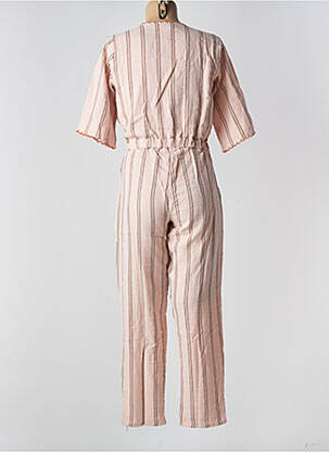 Combi-pantalon poches manches courtes rose PETITE LUCETTE femme
