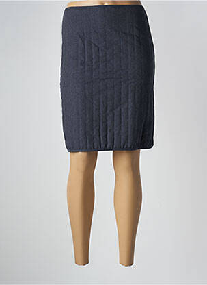 Jupe courte coupe droite bleu PETITE LUCETTE femme