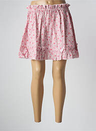 Jupe courte coupe évasée rouge PETITE LUCETTE femme