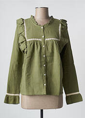 Blouse vert PETITE LUCETTE pour femme seconde vue