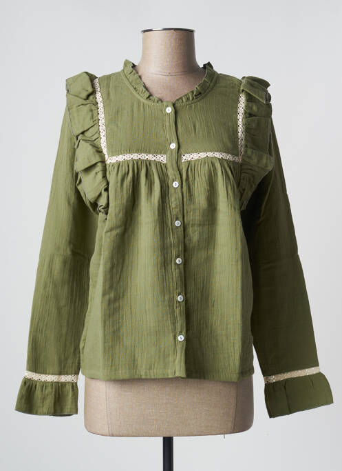 Blouse vert PETITE LUCETTE pour femme