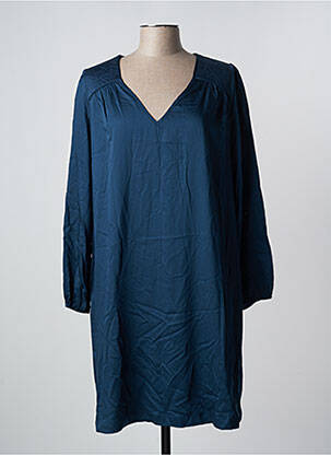 Robe mi-longue bleu CAPTAIN TORTUE pour femme