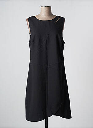 Robe mi-longue noir TREND BY CAPTAIN TORTUE pour femme
