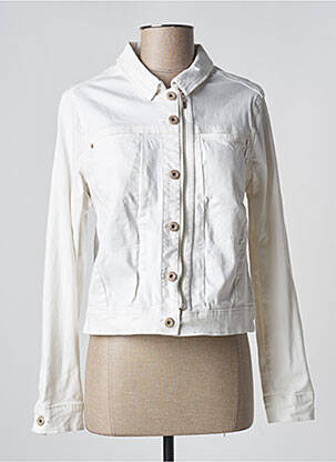 Veste casual blanc MISS BY CAPTAIN TORTUE pour femme