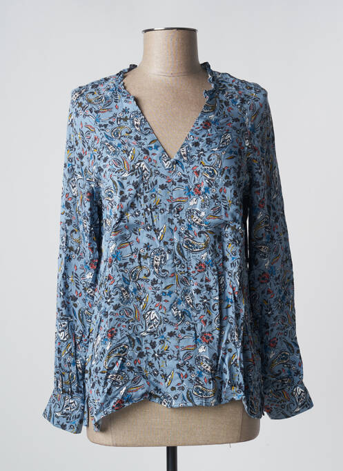 Blouse bleu MISS BY CAPTAIN TORTUE pour femme