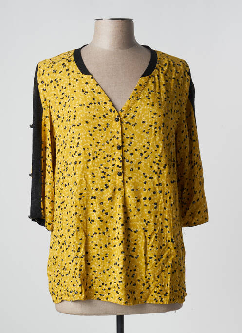 Blouse jaune TREND BY CAPTAIN TORTUE pour femme