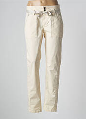 Pantalon slim beige MISS BY CAPTAIN TORTUE pour femme seconde vue