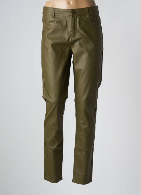 Pantalon slim vert TREND BY CAPTAIN TORTUE pour femme