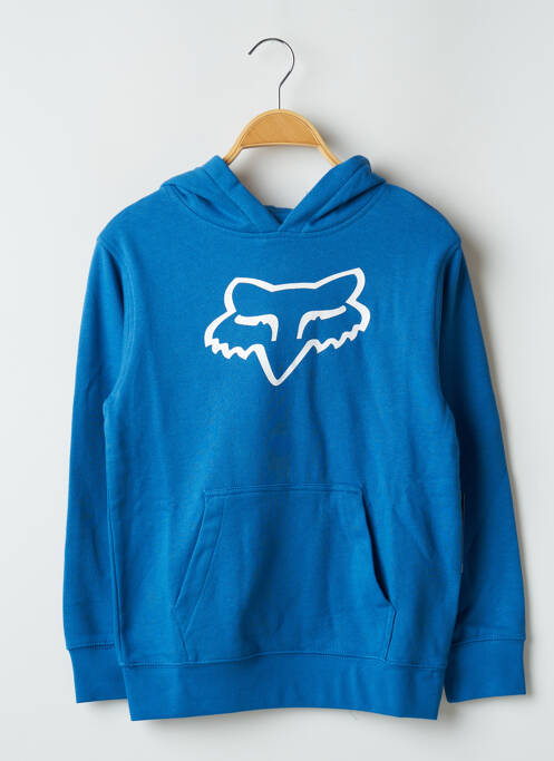 Sweat-shirt à capuche bleu FOX pour femme