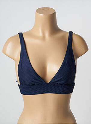 Haut de maillot de bain stretch haut triangles bleu BANANA MOON femme