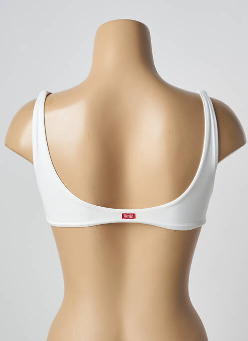 Haut de maillot de bain blanc BANANA MOON pour femme
