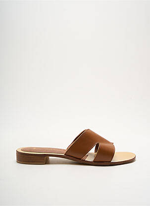 Mules/Sabots marron MASTRO DOMENICO pour femme