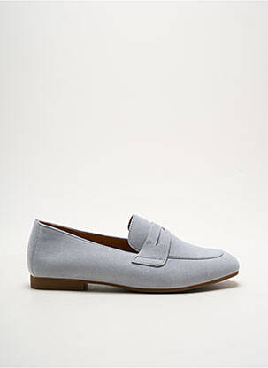 Mocassins nubuck talon plat jusqu'à 3cm bleu GABOR femme