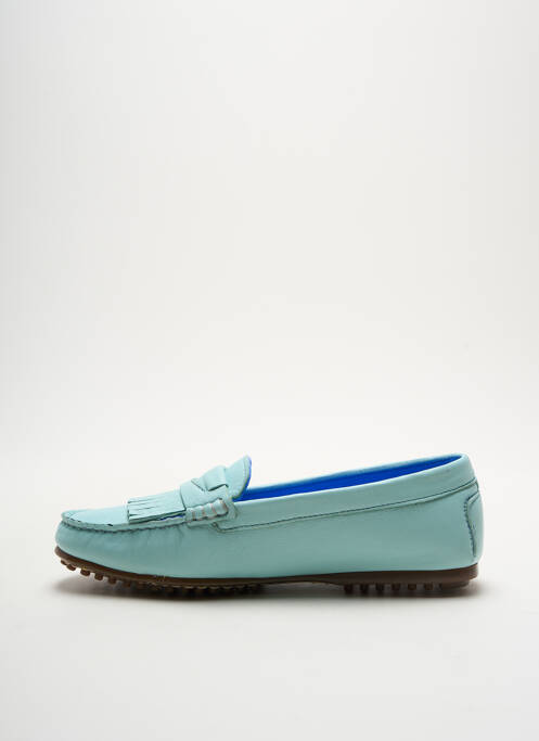 Mocassins bleu MASTRO DOMENICO pour femme