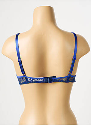 Soutien-gorge effet matière satinée haut soutien-gorge push-up bleu PASSIONATA femme