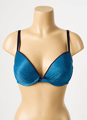 Soutien-gorge effet matière satinée haut soutien-gorge moulé vert PASSIONATA femme