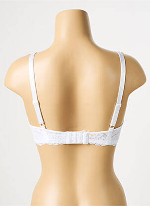 Soutien-gorge effet matière satinée haut soutien-gorge emboitant blanc PASSIONATA femme