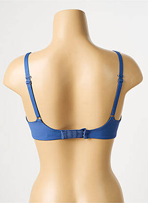 Soutien-gorge effet matière satinée haut soutien-gorge moulé bleu PASSIONATA femme