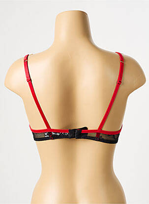 Soutien-gorge effet matière satinée haut soutien-gorge push-up rouge PASSIONATA femme