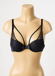 Soutien-gorge effet matière satinée haut soutien-gorge push-up noir PASSIONATA femme