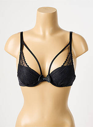 Soutien-gorge effet matière satinée haut soutien-gorge push-up noir PASSIONATA femme