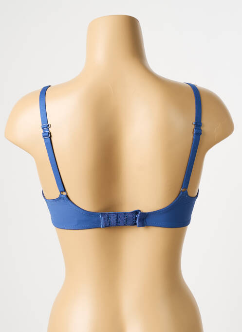 Soutien-gorge effet matière satinée haut soutien-gorge moulé bleu PASSIONATA femme