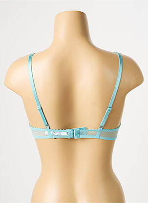 Soutien-gorge effet matière satinée haut soutien-gorge moulé bleu PASSIONATA femme