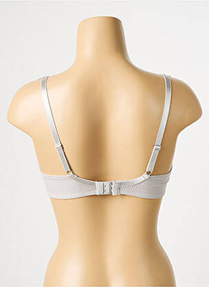 Soutien-gorge effet matière satinée haut soutien-gorge moulé gris PASSIONATA femme