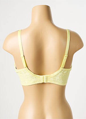 Soutien-gorge effet matière satinée haut soutien-gorge moulé jaune CHANTELLE femme