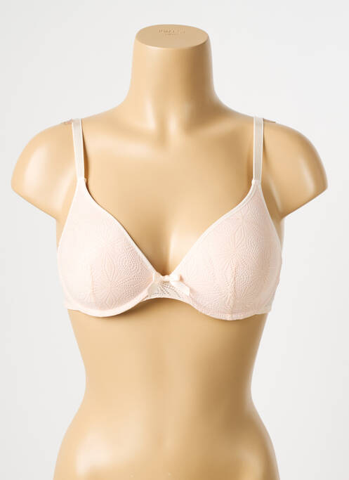 Soutien-gorge effet matière satinée haut soutien-gorge moulé rose PASSIONATA femme