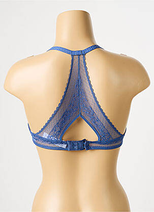 Soutien-gorge effet matière satinée haut soutien-gorge nageur bleu PASSIONATA femme