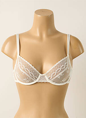 Soutien-gorge légère et transparente haut soutien-gorge emboitant blanc PASSIONATA femme
