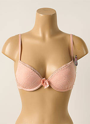 Soutien-gorge effet matière satinée haut soutien-gorge push-up rose PASSIONATA femme
