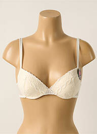 Soutien-gorge effet matière satinée haut soutien-gorge push-up beige PASSIONATA femme