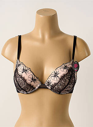 Soutien-gorge effet matière satinée haut soutien-gorge push-up noir PASSIONATA femme