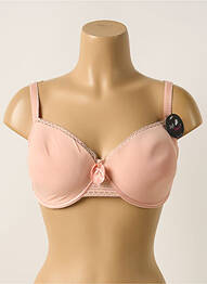 Soutien-gorge effet matière satinée haut soutien-gorge moulé rose PASSIONATA femme