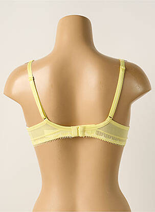 Soutien-gorge effet matière satinée haut soutien-gorge moulé jaune CHANTELLE femme