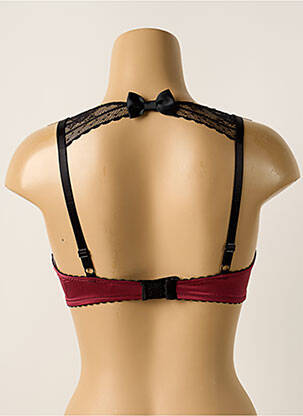 Soutien-gorge effet matière satinée haut soutien-gorge balconnet rouge PASSIONATA femme