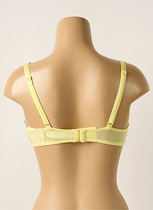 Soutien-gorge effet matière satinée haut soutien-gorge emboitant jaune CHANTELLE femme