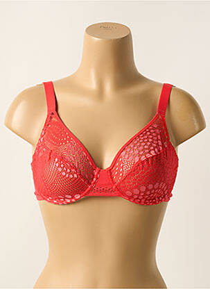 Soutien-gorge effet matière satinée haut soutien-gorge emboitant rose IMPLICITE femme