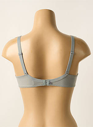 Soutien-gorge effet matière satinée haut soutien-gorge emboitant gris SIMONE PERELE femme
