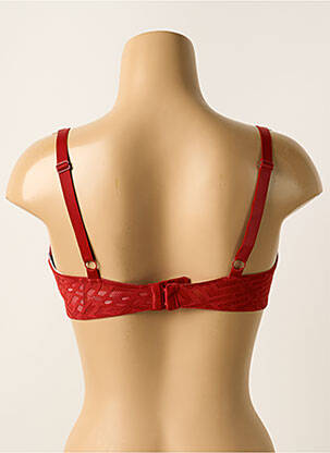 Soutien-gorge effet matière satinée haut soutien-gorge emboitant rouge PASSIONATA femme