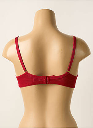 Soutien-gorge effet matière satinée haut soutien-gorge moulé rouge VALEGE femme