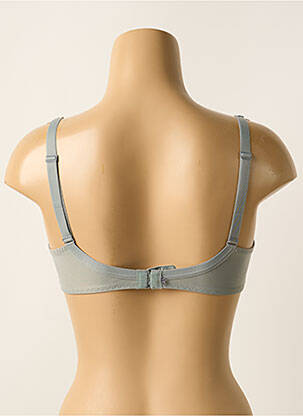 Soutien-gorge effet matière satinée haut soutien-gorge moulé gris SIMONE PERELE femme