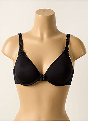 Soutien-gorge effet matière satinée haut soutien-gorge moulé noir SIMONE PERELE femme