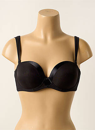 Soutien-gorge effet matière satinée haut soutien-gorge moulé noir SIMONE PERELE femme
