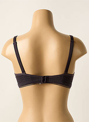 Soutien-gorge effet matière satinée haut soutien-gorge moulé gris SIMONE PERELE femme
