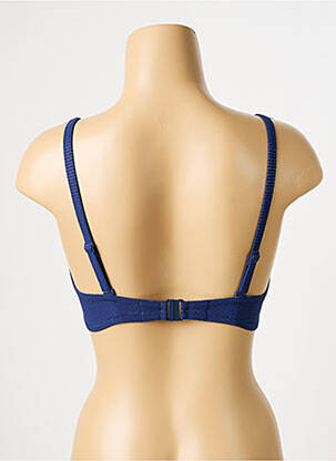 Haut de maillot de bain bretelles élastiquées ajustables haut soutien-gorge push-up bleu SIMONE PERELE femme