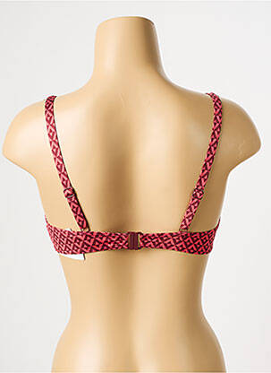 Haut de maillot de bain stretch haut soutien-gorge moulé rouge SIMONE PERELE femme